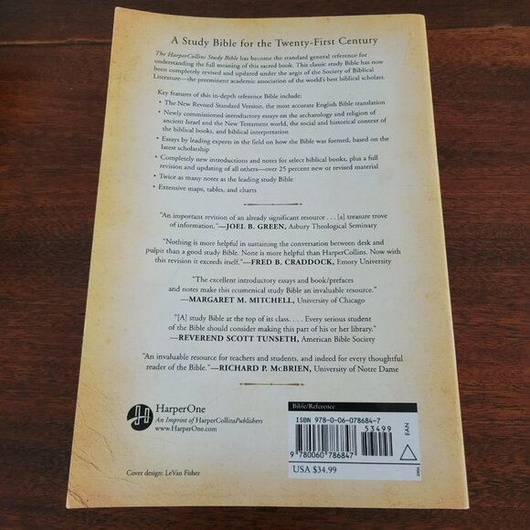 Harpercollins Study Bible : New Revised Standard Version With Apocryphal... - Picture 7 of 11